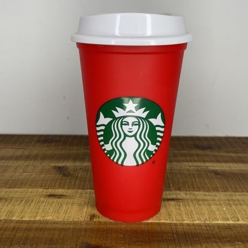 2013 Starbucks 16oz Grande Plastic To-Go Mug